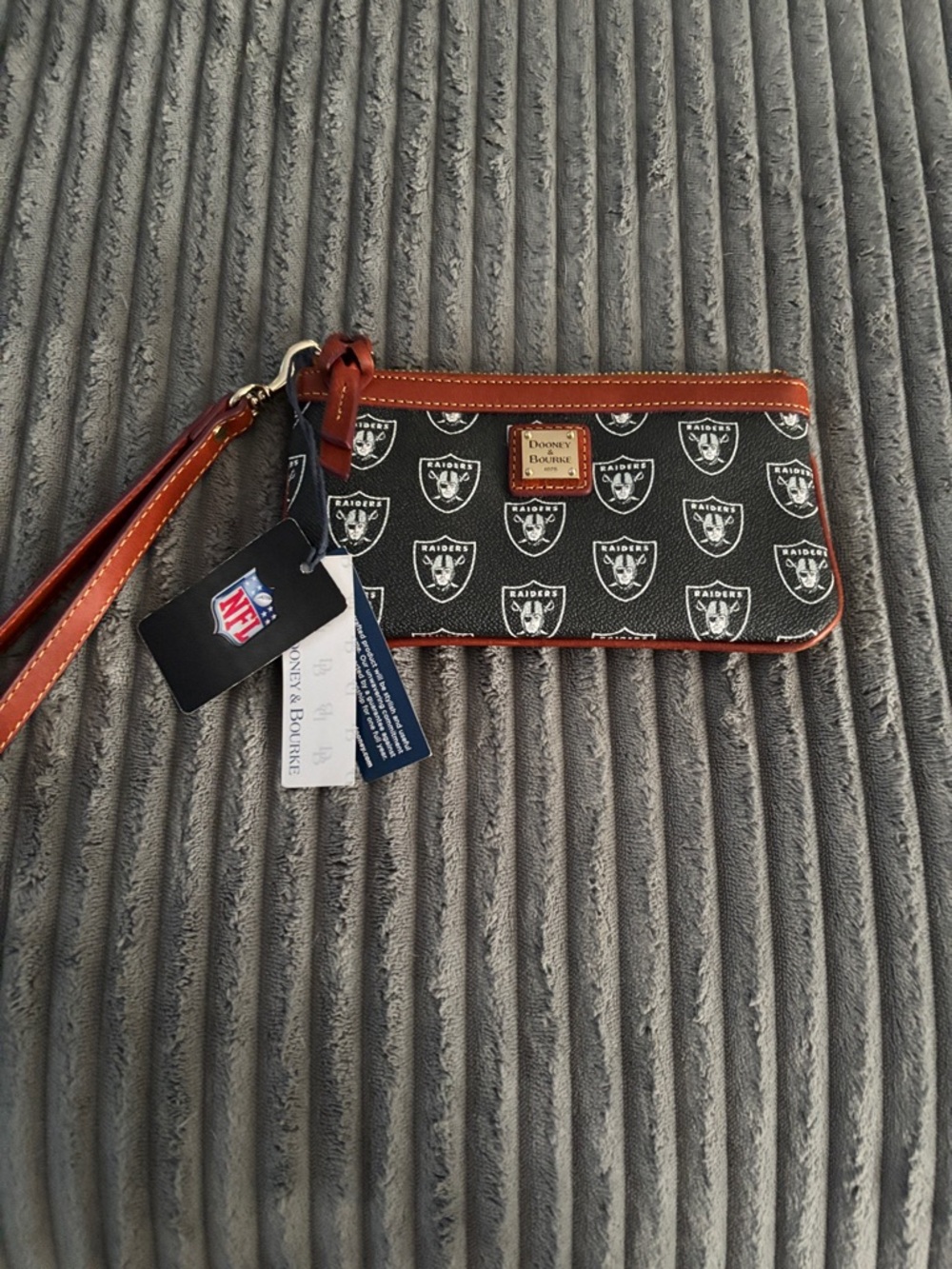 NWT Dooney & Bourke Raiders Wallet